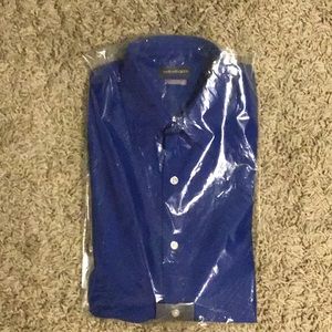 Van Heusen Dress Shirt Pacific Blue
